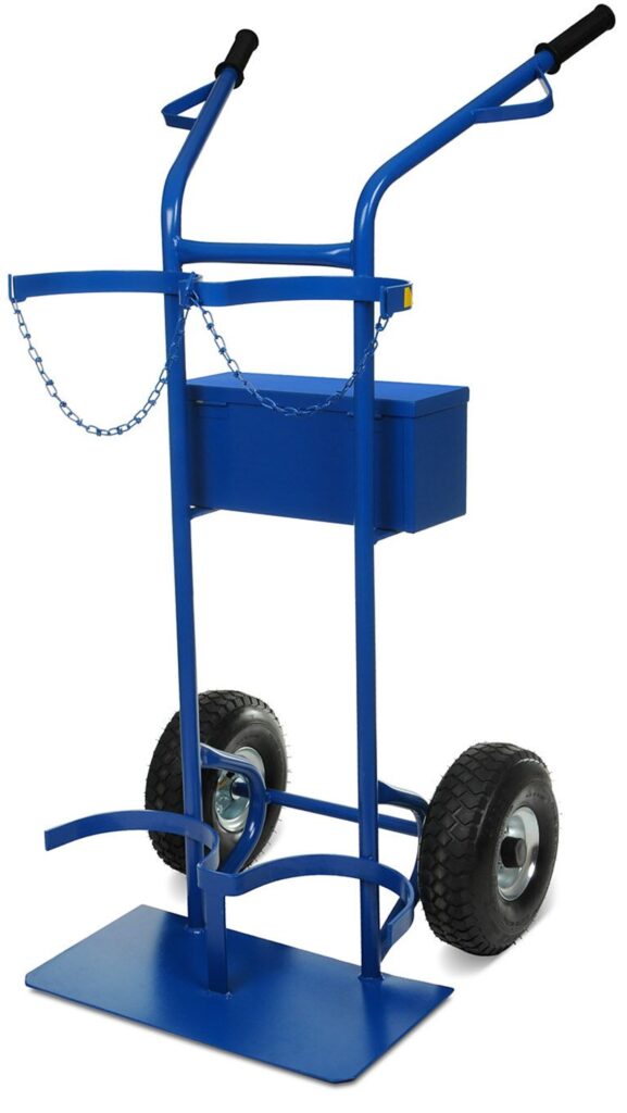 Chariot porte-bouteilles BENEK – avec coffre à outils chariot porte bouteilles benek – avec coffre à outils