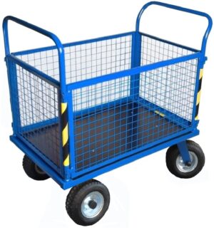 chariot à plateforme stach iv – grillagé intégral